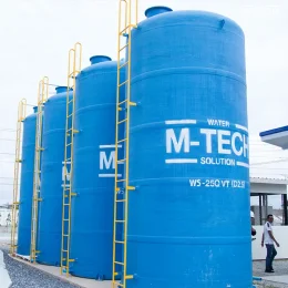 ถังสต๊อกน้ำระบบ_Water_Reuse_ขนาดรวม_100_ลูกบาศก์เมตร_สำหรับนำน้ำบำบัดกลับมาใช้