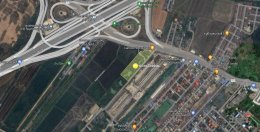 EHl-233732 ที่ดินเปล่า ติดถนนปทุมสัมพันธ์ตัดกับถนนราชพฤกษ์