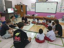 English class by Foreigner teachers