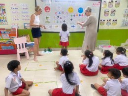 English class by Foreigner teachers