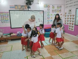 English class by Foreigner teachers