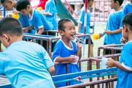 Brushing teeth activity