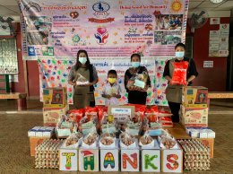 100 Food aid packaged and cash for families