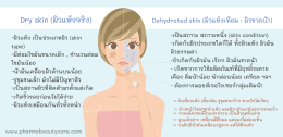 ผิวขาดน้ำ ผิวมันขาดน้ำ คืออะไร เกิดจากอะไร แก้ไขอย่างไรดี