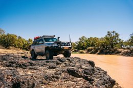 Outback adventure - Nissan Patrol with MCC Rocker bull bar