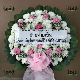 พวงหรีดวัดบางนางเพ็ง ตำบลบ้านระกาศ