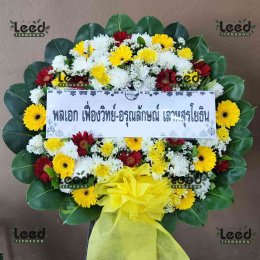 พวงหรีดวัดเจริญวราราม(วัดน้อย) ตำบลคลองด่าน
