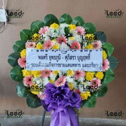 พวงหรีดวัดแค ตำบลปากคลองบางปลากด