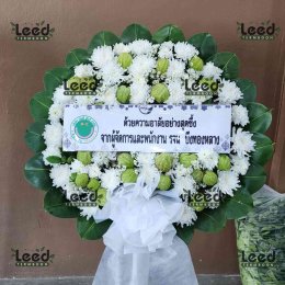พวงหรีดวัดแค ตำบลปากคลองบางปลากด