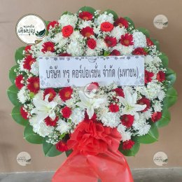 รูปพวงหรีดวัดกลาง ขอนแก่น01