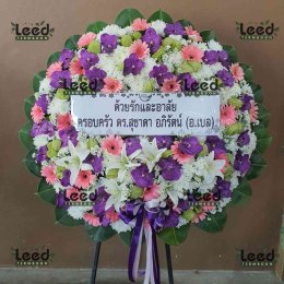 พวงหรีดวัดบางน้ำผึ้งใน ตำบลบางน้ำผึ้ง