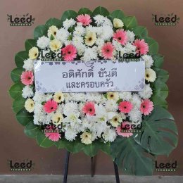 พวงหรีดวัดป่าเกด ตำบลทรงคนอง