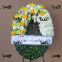 พวงหรีดวัดเขาดิน ห้วยกะปิ ชลบุรี07