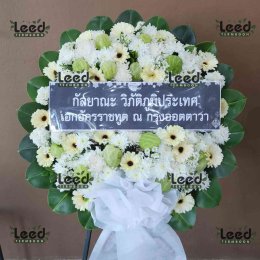 พวงหรีดวัดกองแก้ว ตำบลบางยอ
