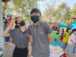 งานทำบุญตักบาตร และงานวันเด็ก 14 มกราคม 2566 - หมู่บ้านชลลดา สุวรรณภูมิ