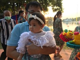 งานลอยกระทง สืบสานประเพณีไทย - หมู่บ้านชลลดา สุวรรณภูมิ