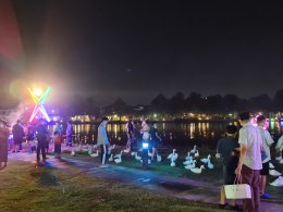 งานลอยกระทง สืบสานประเพณีไทย - หมู่บ้านชลลดา สุวรรณภูมิ
