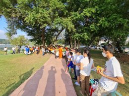 งานทำบุญตักบาตร และงานวันเด็ก 14 มกราคม 2566 - หมู่บ้านชลลดา สุวรรณภูมิ