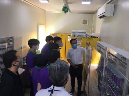Up and Coming Technologies lecture for KVIS students at Battery pilot plant (10 Aug 20)