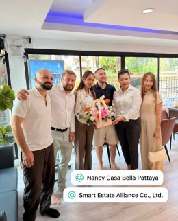 We held a merit-making ceremony for our new office