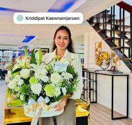 We held a merit-making ceremony for our new office