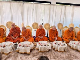 We held a merit-making ceremony for our new office