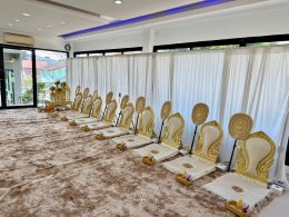 We held a merit-making ceremony for our new office