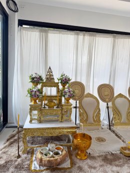 We held a merit-making ceremony for our new office