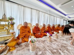 We held a merit-making ceremony for our new office