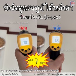 วัดอุณหภูมิใต้หลังคาซีแพคในบ้านจุดที่ 1