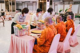 โรงพยาบาลทหารผ่านศึก จัดพิธีทำบุญถวายสังฆทาน เพื่ออุทิศส่วนกุศลแก่ทหารผ่านศึกและผู้ป่วยทั่วไปที่ล่วงลับ