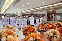 สมเด็จพระเจ้าลูกเธอ เจ้าฟ้าพัชรกิติยาภาฯ พระราชทานแจกันดอกไม้มอบให้โรงพยาบาลทหารผ่านศึก