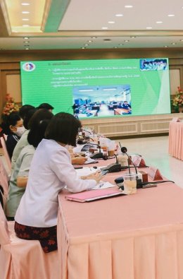 การประชุมพบปะผู้บริหาร เพื่อให้คณะผู้บริหารโรงพยาบาลฯ รับทราบและกำหนดนโยบายในการบริหารงานโรงพยาบาลฯ ต่อไป