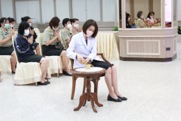 โรงพยาบาลทหารผ่านศึก จัดพิธีทำบุญถวายสังฆทาน เพื่ออุทิศส่วนกุศลแก่ทหารผ่านศึกและผู้ป่วยทั่วไปที่ล่วงลับ โดย เภสัชกรหญิงปรียารมย์ ศิวะแพทย์ ผู้ชำนาญการโรงพยาบาลทหารผ่านศึก เป็นประธานในพิธี