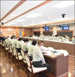 วันที่ ๓ กรกฎาคม ๒๕๖๖ โรงพยาบาลทหารผ่านศึก จัดประชุมคณะกรรมการบริหารโรงพยาบาลทหารผ่านศึก ณ ห้องประชุมชัยสมรภูมิ องค์การสงเคราะห์ทหารผ่านศึก