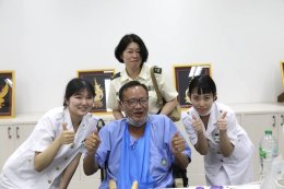 คณะอาจารย์ และนักเรียนจากโรงเรียนพยาบาล วิทยาลัยการแพทย์ทหาร แห่งประเทศญี่ปุ่น พร้อมด้วยอาจารย์พยาบาล จาก วิทยาลัยพยาบาลกองทัพบก เข้าเยี่ยมชมโรงพยาบาลทหารผ่านศึก