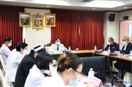 โรงพยาบาลทหารผ่านศึก จัดการประชุมหัวหน้าหน่วยขึ้นตรงของโรงพยาบาล จำนวน ๑๖ หน่วยงาน เพื่อรับทราบผลการดำเนินงาน และร่วมกันแก้ไขปัญหาขัดข้องในการปฏิบัติงานประจำเดือนมิถุนายน ๒๕๖๖