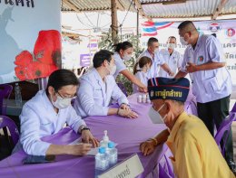 หน่วยแพทย์เคลื่อนที่ รพ.ผศ. ให้บริการตรวจรักษา ทหารผ่านศึก ณ สำนักงานสงเคราะห์ทหารผ่านศึก เขตนครสวรรค์