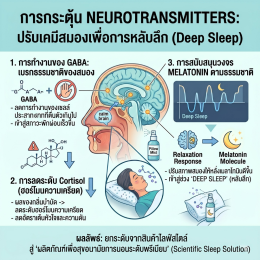 การกระตุ้น Neurotransmitters: ปรับเคมีสมองเพื่อการหลับลึก (Deep Sleep)