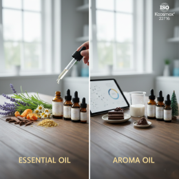 เปรียบเทียบ Aroma Oil vs Essential Oil: เลือกแบบไหนให้ตอบโจทย์แบรนด์คุณ?