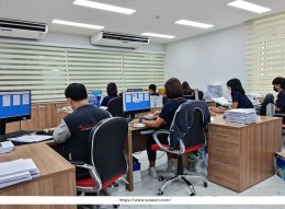 ทีม Data Staff ให้บริการสแกนเอกสารทะเบียนสมาชิกสหกรณ์ออมทรัพย์