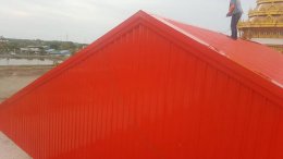 Bright Color Metal Sheet Installation with PEB-Steel Structure
