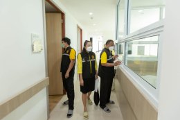 ตรวจเยี่ยมศิริอรุณแคร์ สาขาอุบลราชธานี ประกอบการขอออกเครื่องหมายรับรองมาตรฐานฝีมือแรงงาน