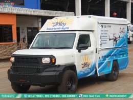 ตู้ Food Truck วางบนรถ 4 ล้อ Toyota hilux champ