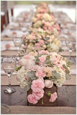 60 Idears ดอกไม้สดวางโต๊ะอาหาร