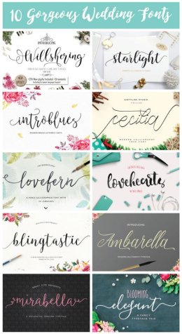 Fonts Free Wedding