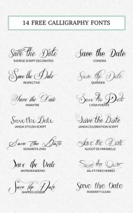 Fonts Free Wedding