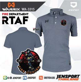 POLO WARRIX WA3315 GRAY FIRE DEPARTMENT RATF (ROYAL THAI AIRFORCE)