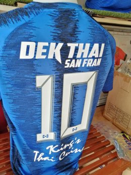 Thai Sanfran FC warrix jersey rear back