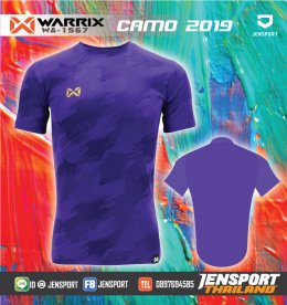 2019 ใหม่เสื้อล่าสุด !!! เสื้อฟุตบอล Warrix รุ่น WA-1567